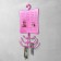 Organizer for jewelry with hook, 60 pairs, 6 hooks, plastic, pink color