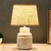 Table lamp 16174/1 E14 40W white 22x22x36 cm Risalux