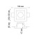 YESO lamp, 50 W, GU10, white color, D = 122mm