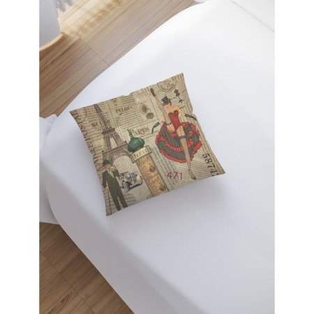 Decorative pillowcase "Kabarea Paris", on a zipper, size 45x45 cm-1