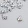 Decor for creativity Metal "Krabik" silver 1.2x1 cm