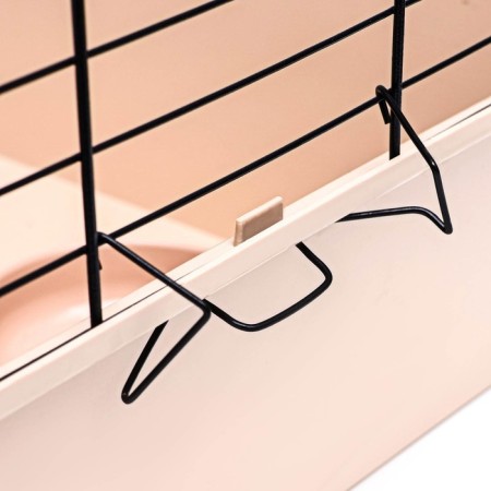 A cell for rabbits, guinea pigs "Pigger" No. 4 folding, 80 x 50 x 47 cm, beige-3
