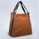 Love bag with lightning, brown color