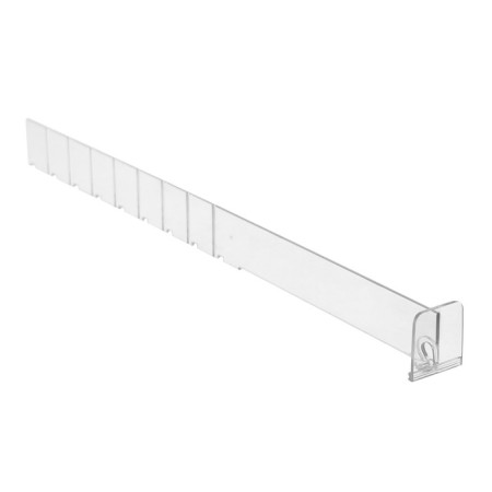 Plastic breakdown separator 30 mm high with a front limiter 35 mm, l = 185-385 mm-2
