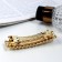 Clot-automatic machine "Florence" straight, 8 cm, gold