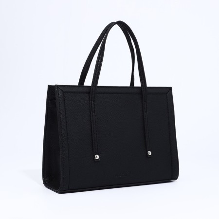 L-Craft tout bag with lightning, black color-2