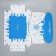 Box the national team "Snow City", White, 27 x 21 x 9 cm, New Year