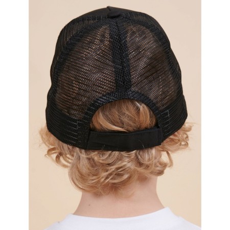 Children's cap, size 48-50, black color-1