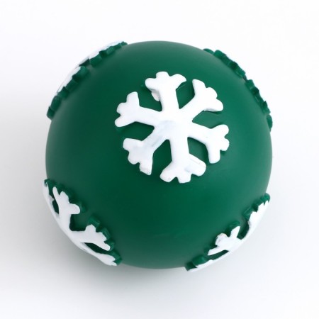 Shar toy under the treats "Snowflake", 8 cm, green-3