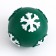 Shar toy under the treats "Snowflake", 8 cm, green