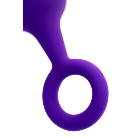 Anal plug, waterproof, silicone, purple, 11.5 cm, D 3.3 cm-9