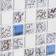 PVC Mosaic Pvc Collage Blue 480 x 960 mm