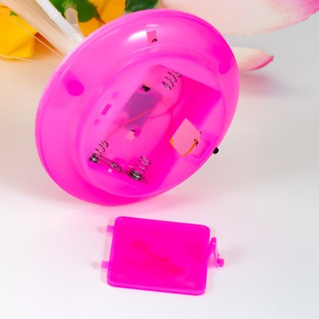 Nightlight "Bright flowers" LED from batteries 3AA H = 22 cm Mix Risalux-10