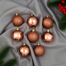 Set of balls plastic D-5 cm, 8 pcs 