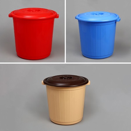 Food tank, 35 l, with a lid, color mix-5
