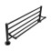 Holder for towels Accoona, 60 cm, black color, brass