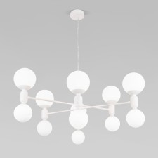 Ceiling Lamp Eurosvet Bubble 30182, E27, G9, 12x20W, 1000x1000 mm, white color
