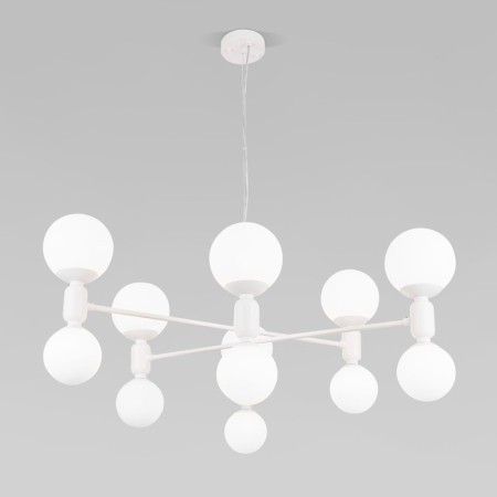 Ceiling Lamp Eurosvet Bubble 30182, E27, G9, 12x20W, 1000x1000 mm, white color