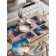 A set of napkins for setting the table “Salute in winter”, rectangular, rounded edges, size 30x46 cm, 4 pcs