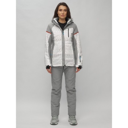 Ski suit female, size 42, white color