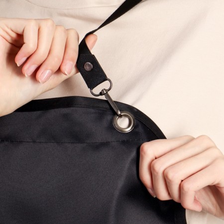 Apron for the master, black/white color-1