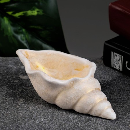 Figure pot "Shell" gilding, 13x6x3cm