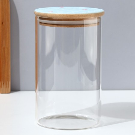 Bank for storage "Cook with love", 950 ml-3