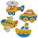 Toys on magnets, 4 pcs. "Brilliant applications" "Transport"