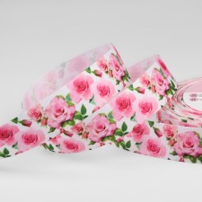 ROSE ROSE ROPE, 25 mm, 18 ± 1 m, white/pink color