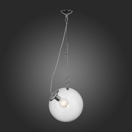 Suspension lamp ST LUCE. SL550.103.01. Senza. 1x60 W, E27, 25x25x27 cm, chromium color-2