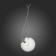 Suspension lamp ST LUCE. SL550.103.01. Senza. 1x60 W, E27, 25x25x27 cm, chromium color