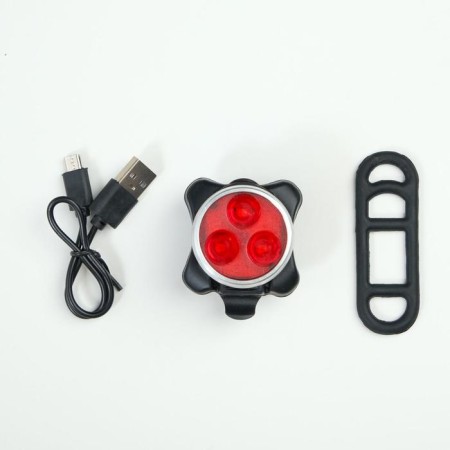 Lanter Bicycle front battery, waterproof, 3 diodes, 4 modes-3
