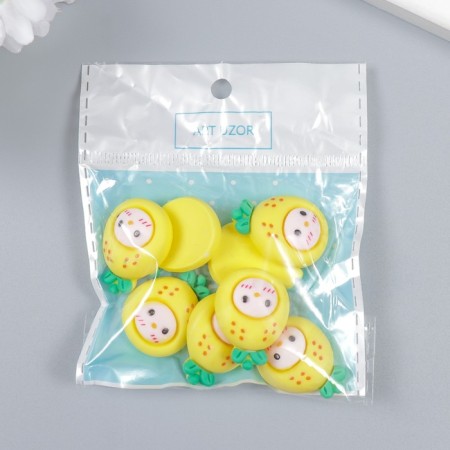 Decor for creativity plastic "Baby Lemonchik" 2.5x2 cm-3
