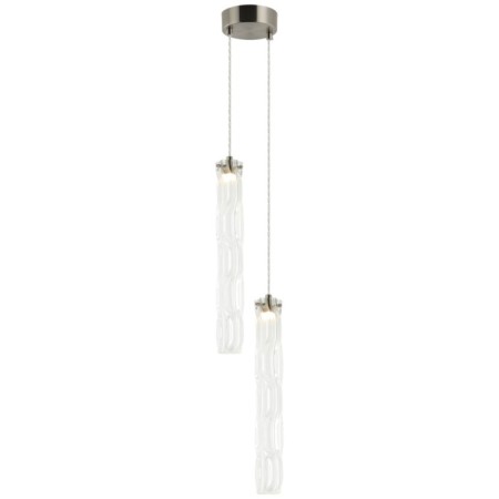 Lamp wall-flowing still 2xled 12W, size 15-300x6-17x53-150 cm, color nickel-2