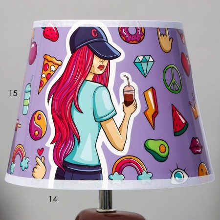 Board Lamp "Girl" E14 15W 20x20x32 cm Risalux-3