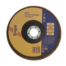 Circle of petal end tundra, 150 x 22 mm, p80