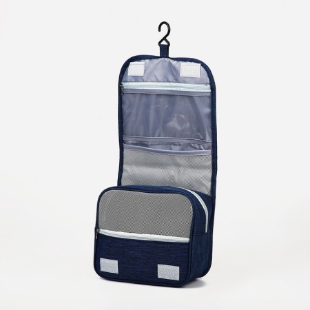 Cosmetic mester on Velcro, with hook, blue color-2