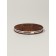 Mirror folding "Ornament", D = 7.2 cm, with an increase, brown color
