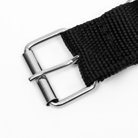 Two -layer collar with a swivel 58 x 3 cm, polyester, black-6