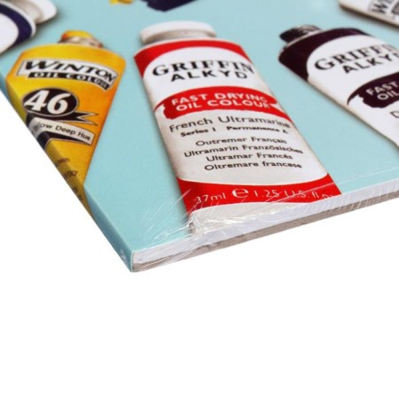 Palette Paper Size 23 x 30.5 cm, placed for oil, acrylic, water paints, density 60 g/m-2