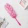 Brush for removing dust of the antistatik, 55 cm, working part 35 cm, microfiber, pink color