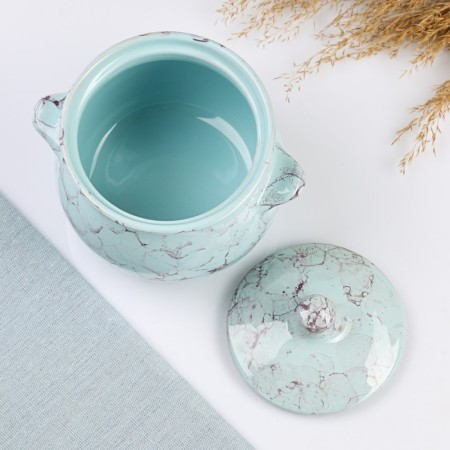 Ceramic Pikanto baking pot 0.65l / 12.5x11.5cm, romance-3