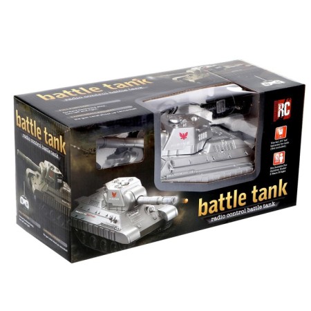 The radio -controlled “winner” tank shoots BB bullets, works from the battery, the color is gray-5