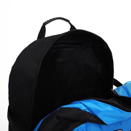 Tourist backpack on lightning, 4 outer pockets, blue/black color-9