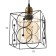 Lamp Bayerlux 2104/1bk E27 40W black 16x16x100 cm