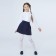 School blouse for a girl, white color, height 128