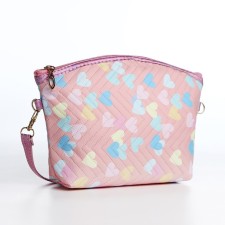 Bag's bag with lightning, pink color