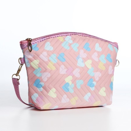 Bag's bag with lightning, pink color