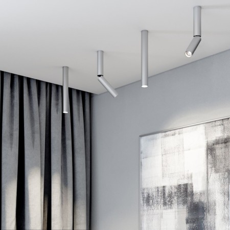 Lamp ceiling accent Elektrostandard, Pika LED 6 W, 30x30X240 mm, IP20, silver color-3
