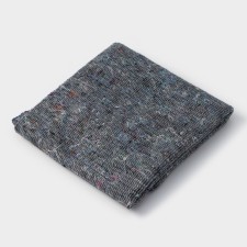 Napkin - a rag of a household share, 60 × 80 cm, a density of 180 g/m, a line 2.5 mm, with an overlock, the color is gray